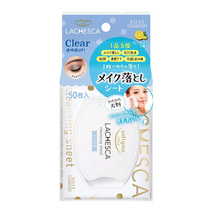 Softymo Lachesca Cleansing Sheet - Clear (50 sheets)